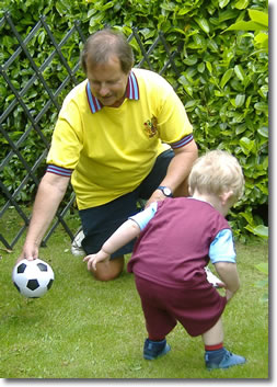 Dave Thomas with grandson Joe